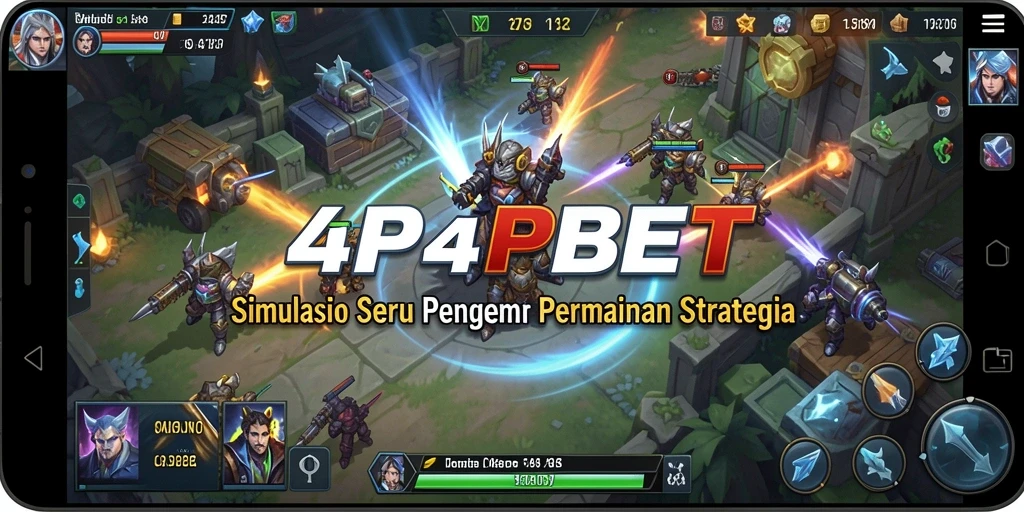 Screenshot dari gameplay 4P4PBET yang menunjukkan tantangan strategi.