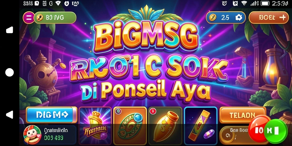 Tampilan menarik dari gameplay Slot yang seru dan interaktif.