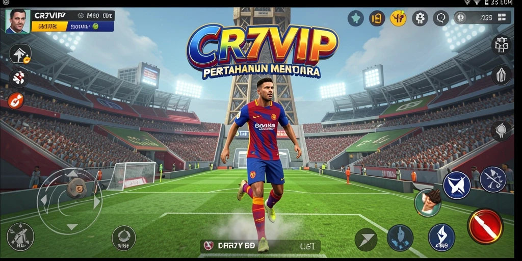 Tampilan gameplay seru dalam CR7VIP dengan strategi Tower Defense yang menantang.