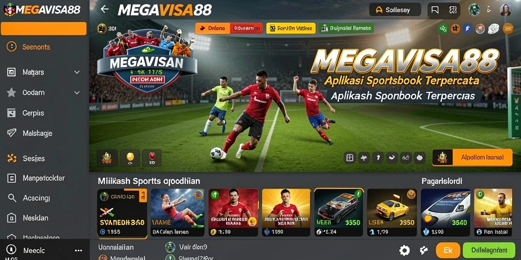 Tampilan screenshot MEGAVISA88 menampilkan pengalaman taruhan yang seru dan interaktif.