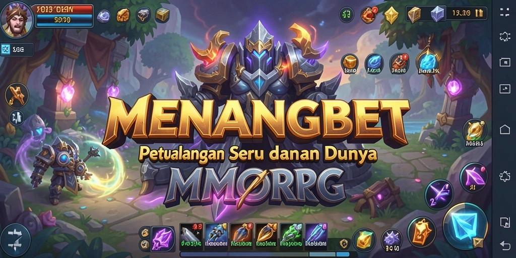 Tangkapan layar gameplay <strong>MENANGBET</strong> yang menggambarkan aksi mendebarkan di battlefield MMORPG.