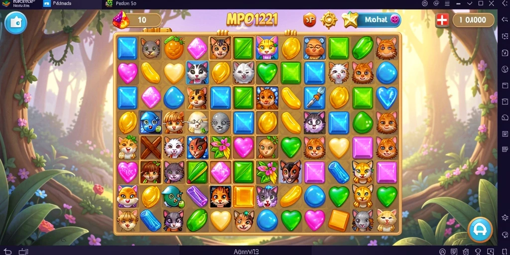 Gameplay seru di MPO1221 dengan tantangan Match-3 yang menarik.