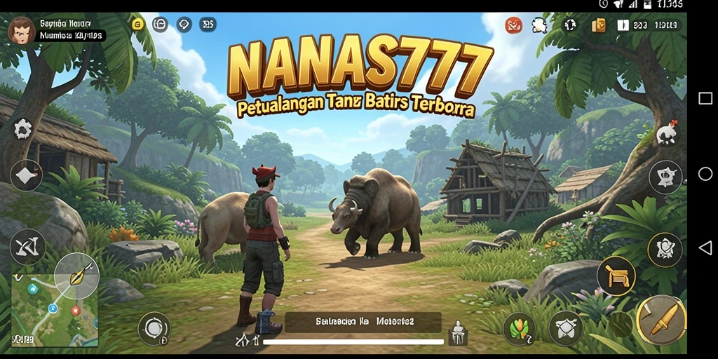 Menampilkan gameplay NANAS777 dalam dunia terbuka yang luas dan interaktif.