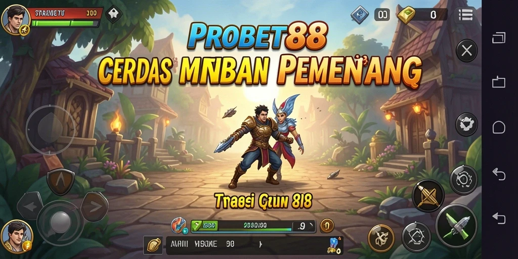 Tangkapan layar menunjukkan aksi mendebarkan dalam gameplay Strategi.