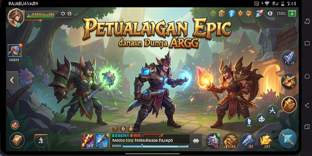 Tampilan gameplay epik dari RAJABUAYA89 yang penuh aksi.