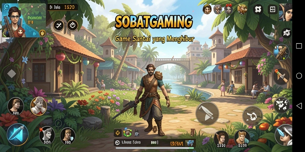Tampilan gameplay yang seru dan menghibur di SOBATGAMING.