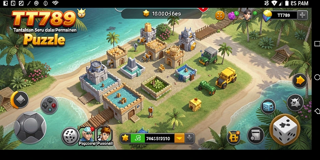 Tampilan gameplay seru dari game Puzzle yang menantang!