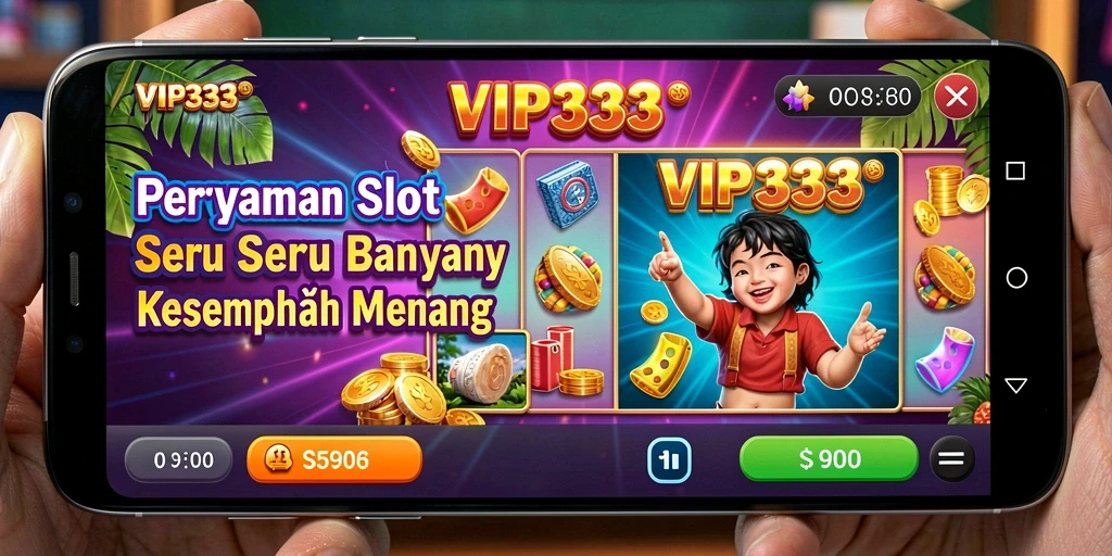 Tampilan gameplay Slot seru dan menarik di VIP333.